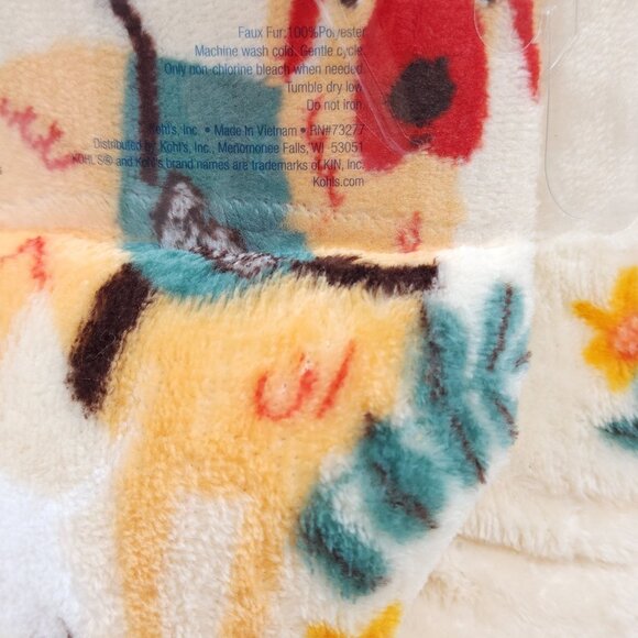 The Big One Oversized Plush Throw Blanket 5 Ft x 6 Ft Polyester Love Fur All - Picture 7 of 13